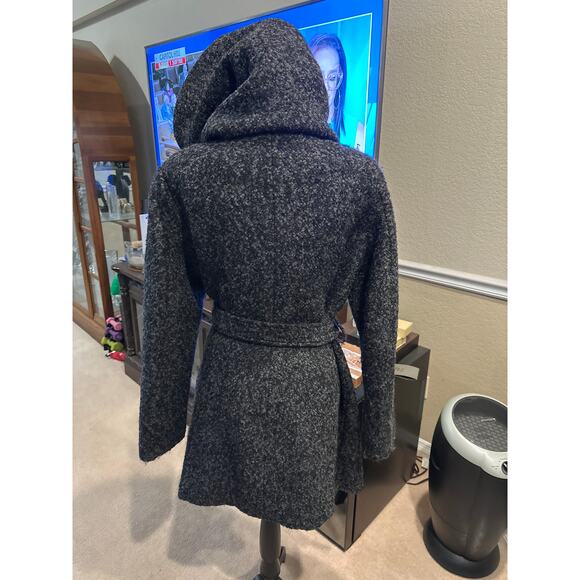 ⭐️ Women’s Steve Madden Wool Blend Black / Gray Professional Coat. Size XL - Picture 5 of 6
